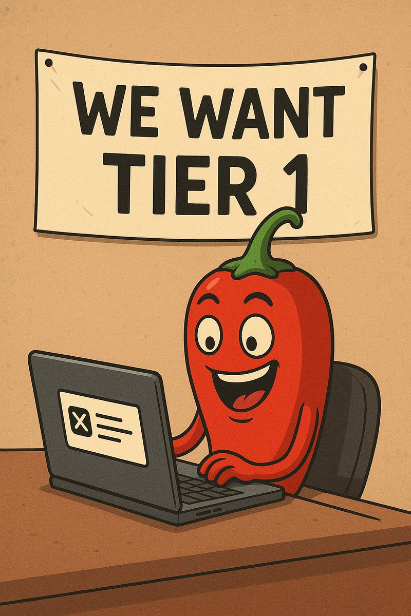 itsbeenawhale_'s tweet image. 🌶️ 2.8T $PEPPER is turning up the heat on Arbus Chirps! 🔥

🌶️ @PepperChain x @arbusai challenge is LIVE for a full month. Mission is; create, engage, &amp;amp; climb the leaderboard 🚀

👉 Join now: app.arbus.ai/chirps?ref=usr… 👈

Where’s the #PEPPER army? #PepperPeople ❤️‍🔥
@Chiliz $ARBUS