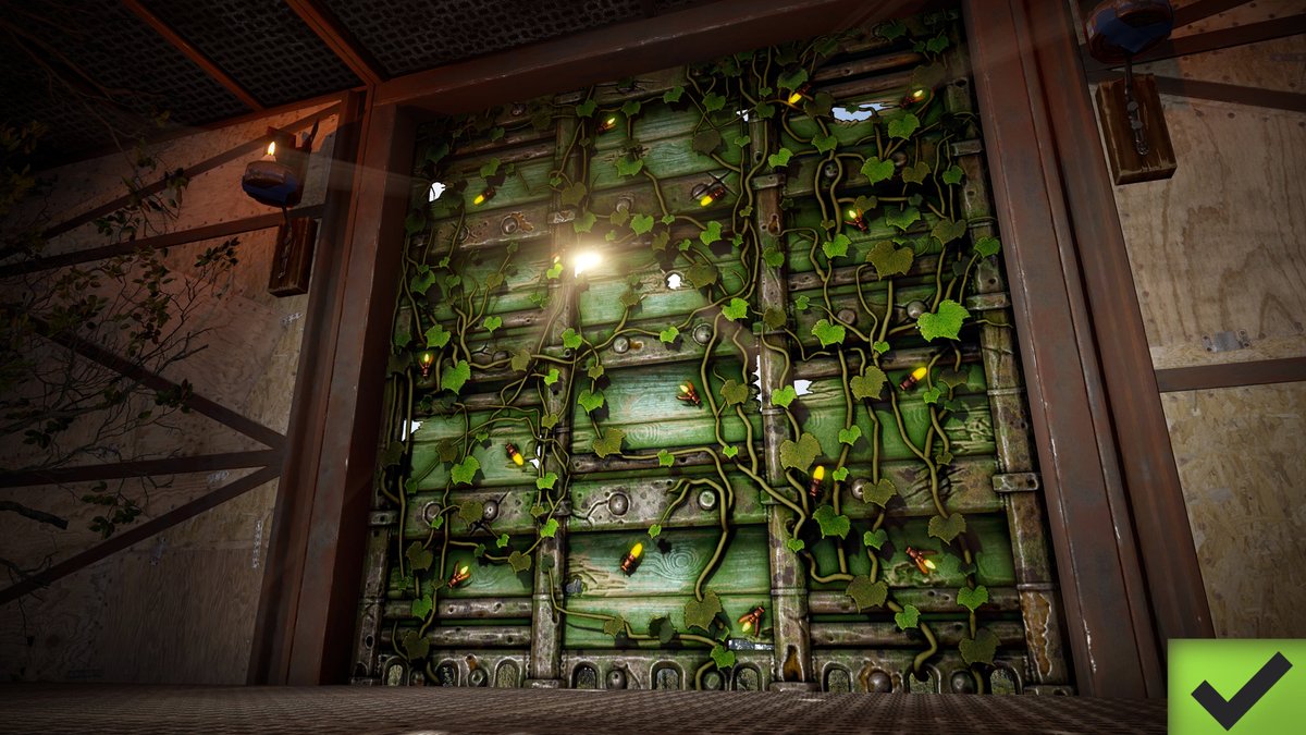 Hey everyone! The continuation of the Fireflies collection that <a href="/TerryZink3/">Terry Zink</a> and I worked on is now available in the Rust store — the Fireflies Garage Door! Huge thanks to <a href="/playrust/">Rust</a> and <a href="/gerrmanman/">ThatGermanGuy</a>, and of course to all of you for your amazing support!