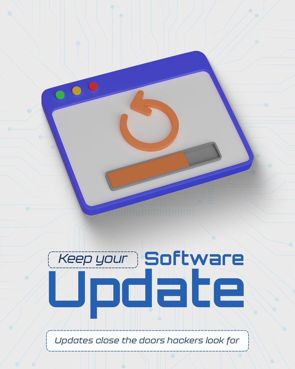 solistechnology's tweet image. Your digital ecosystem is only as strong as its weakest link.
Strong passwords, regular updates, and an aware team that’s your real firewall.
Stay aware. Stay secure.

#cybersecuritytips #DigitalSafety #SolisTechnology #CyberAwareness #DataProtection #onlinesecurity