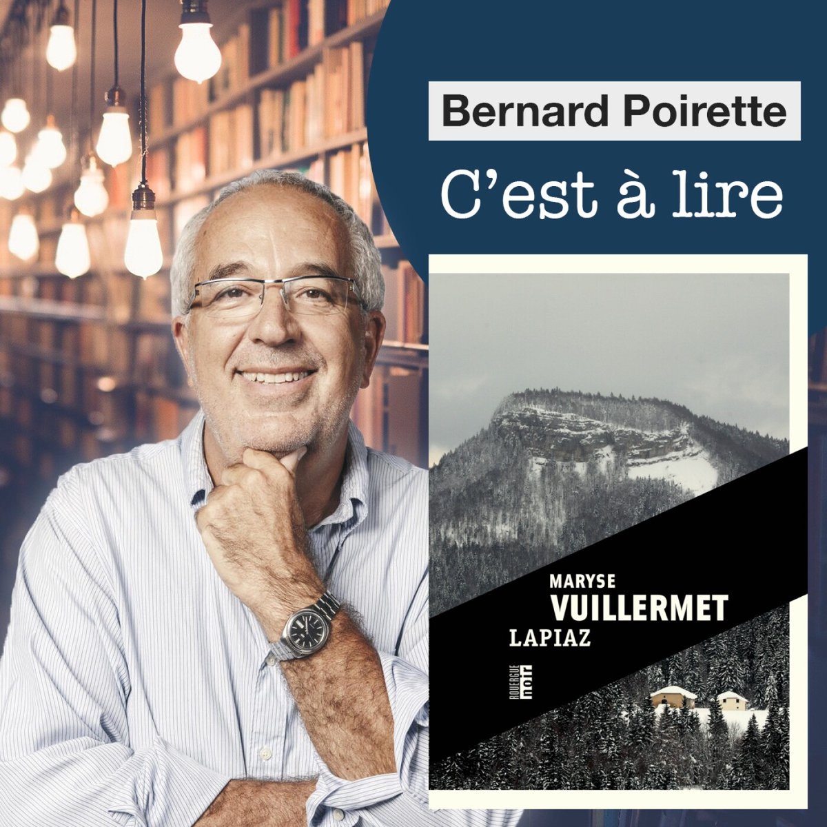 Bonjour à toutes et tous,
Au programme de votre podcast du jour : 
"Lapiaz" de Maryse Vuillermet publié aux éditions du Rouergue dans collection Noir.

smartlink.ausha.co/c-est-a-lire/2…

 Bon WE et bonne lecture !