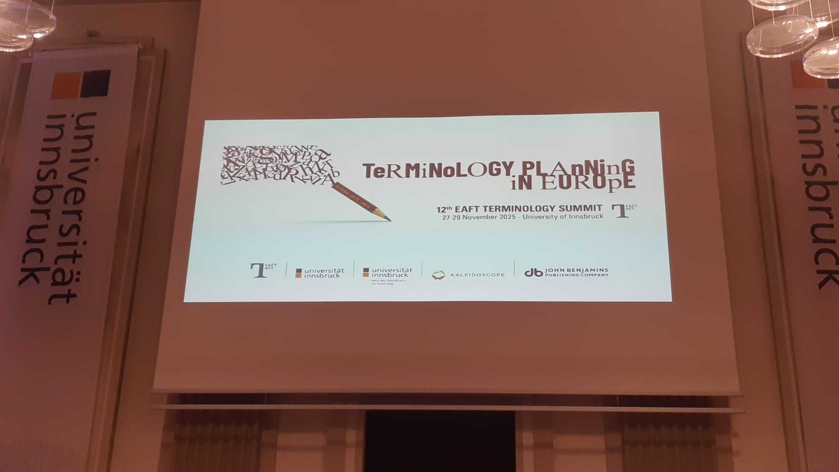 Izaskun Aldezabalek "Striking a Balance Between Descriptive and Prescriptive Approaches to Terminology" panelean parte hartu zuen atzo, Innsbruckeko Unibertsitatean egiten ari den "Terminology Planning in Europe. 12th EAFT Terminology Summit" biltzarrean.