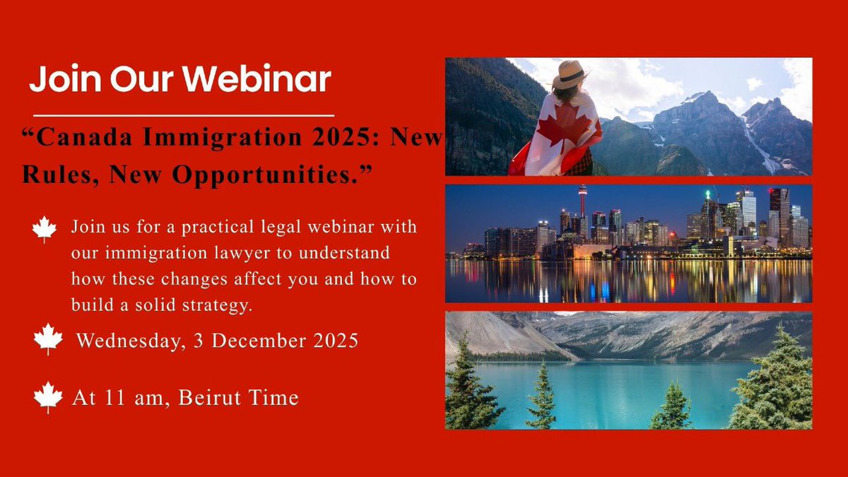 SALAMASgroup's tweet photo. Our next #webinar is coming soon! 

More webinars on #immigration #law updates will follow. STAY TUNED 

ندوتنا الإلكترونية القادمة قريبًا!

ستُعقد المزيد من الندوات الإلكترونية حول تحديثات قانون الهجرة. تابعونا.

Immigration
#law
#updates https://t.co/phBjNtjZuF