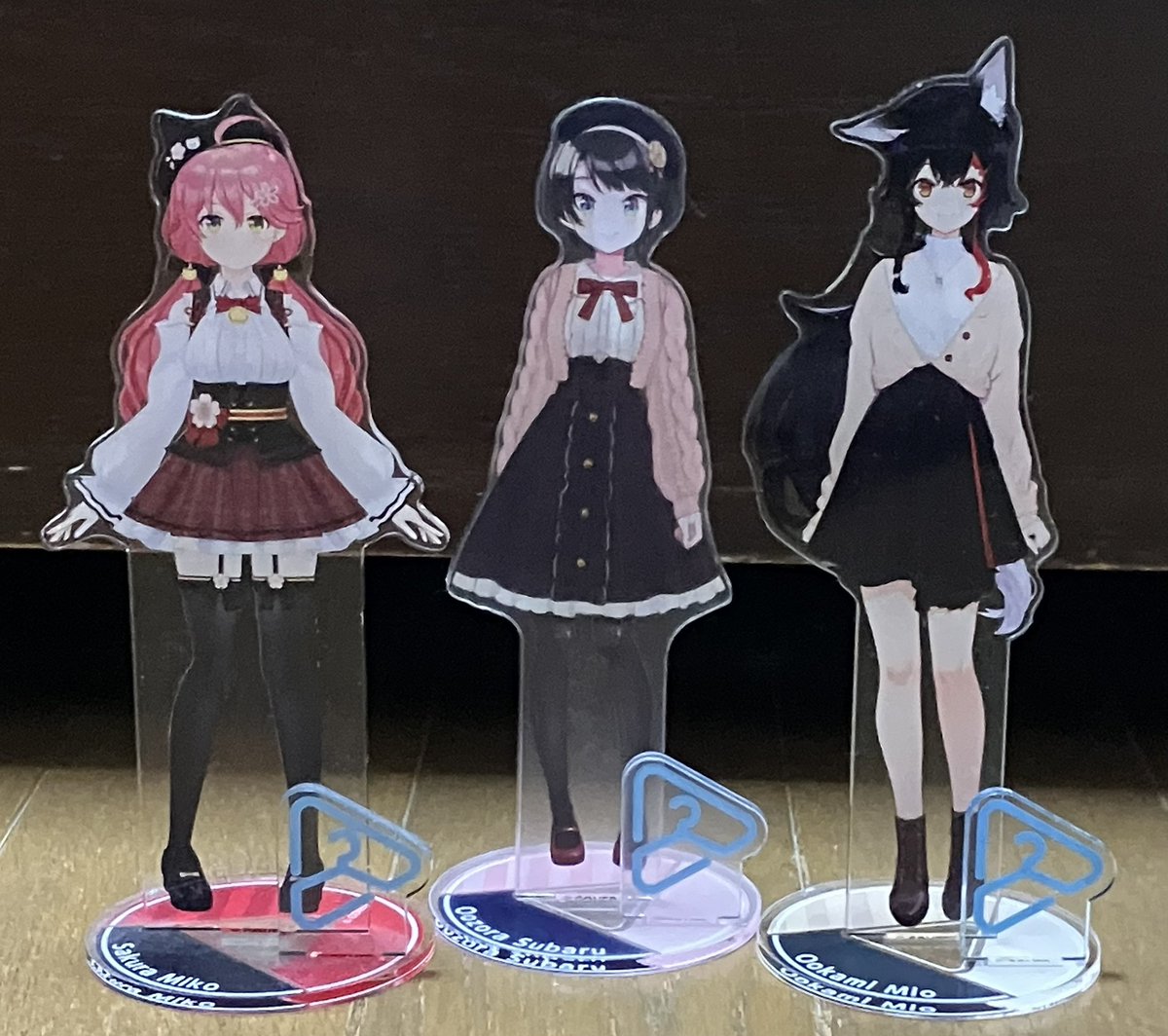 ホロライブのグッズまたいっぱい買って来た〜 相変わらず枢ちゃんだけ