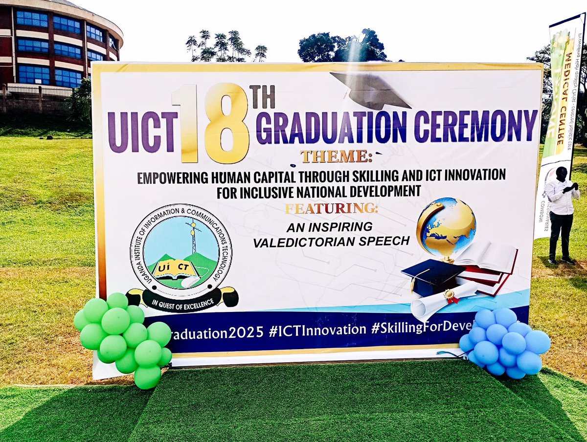 felixmagixx's tweet image. At the UICT 18th Graduation.  excellence and ICT innovation take center stage. A strong step toward inclusive development. 🌍
📍@UICTug 

#18thUICTgraduation2025