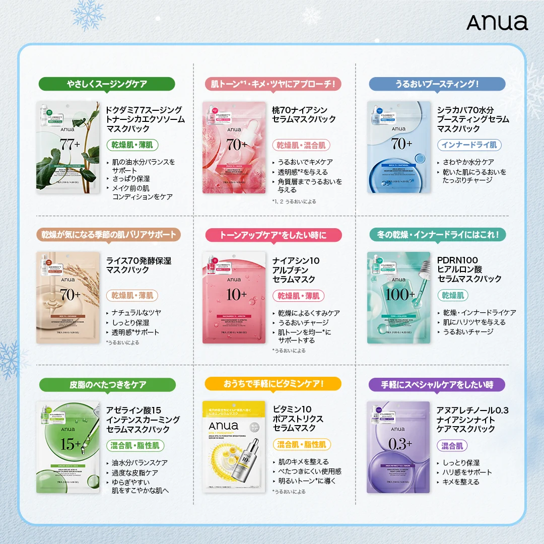 anua.jp on X: 
