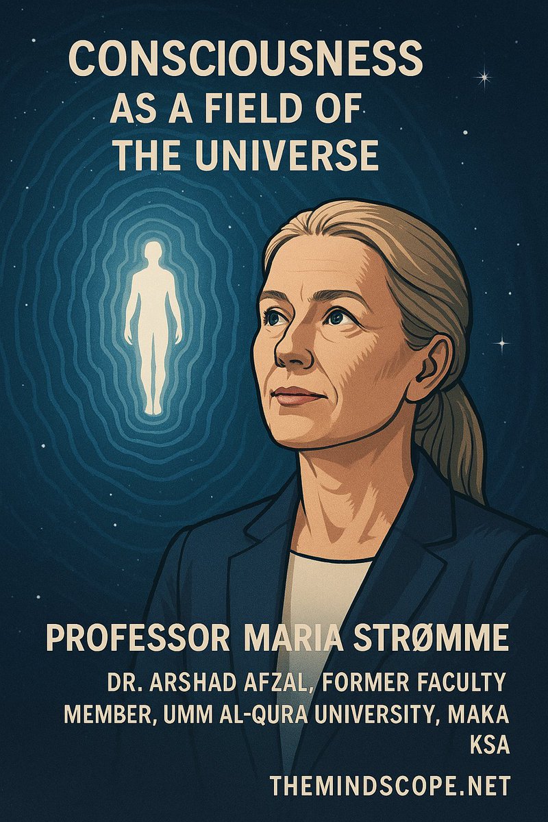 **🌌 The Consciousness Revolution: Bridging Science and Spirituality 🌠**  

Professor Maria Strømme’s groundbreaking hypothesis challenges the materialistic foundations of modern science by proposing that consciousness is a fundamental field of the universe—an eternal wave