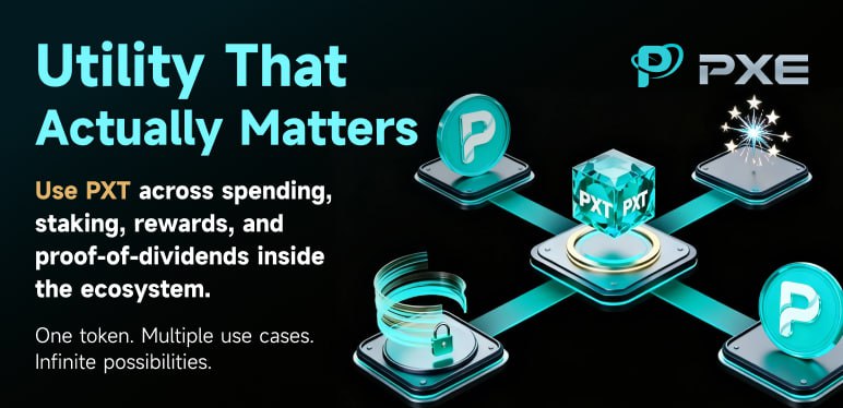 PXE_TradFi's tweet image. ⚡ #PXT Utility That Actually Matters
🌀 Spend it.
🔒 Stake it.
🎁 Earn rewards.
💠 Even unlock proof-of-dividends across the entire PXE ecosystem.

One token. Multiple utilities. Infinite possibilities.
🚀 #PXT #PXE #RWA #DeFi #Web3 #UtilityToken