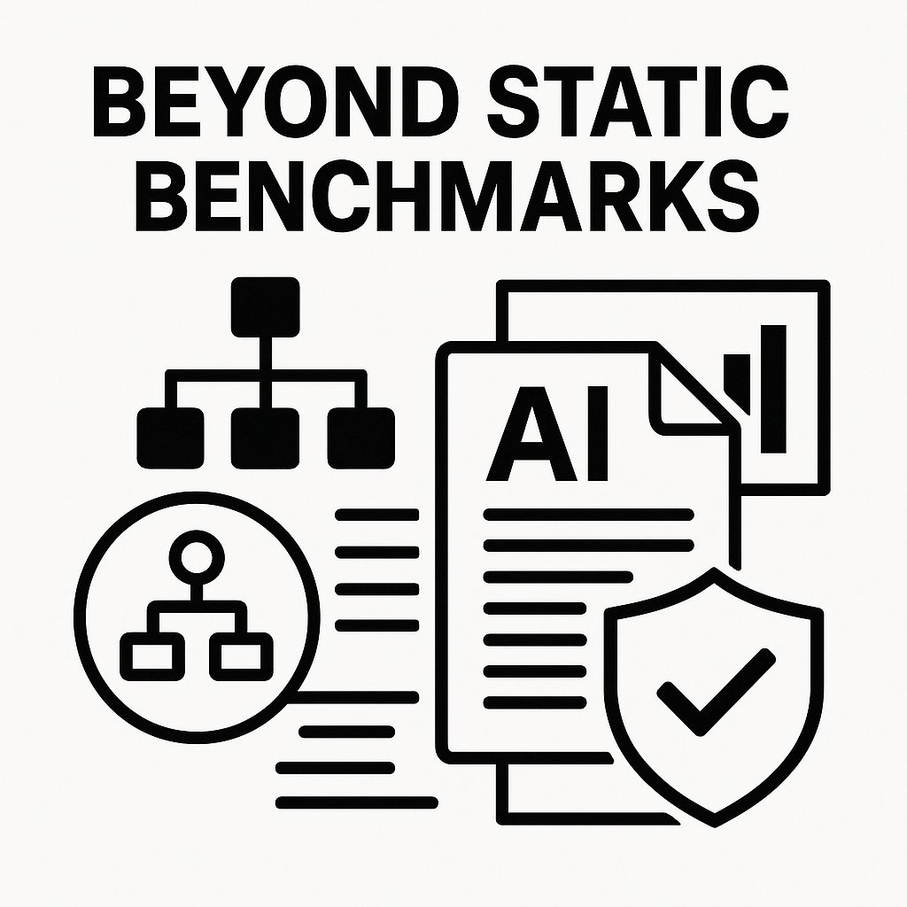 trustmodelai's tweet photo. 1/
Static AI benchmarks like MMLU and HumanEval were never designed to predict real enterprise performance. They measure trivia recall — not reliability, safety, or compliance. Our latest https://t.co/F14evwGj2V research breaks this down. https://t.co/e58HFo8YA1