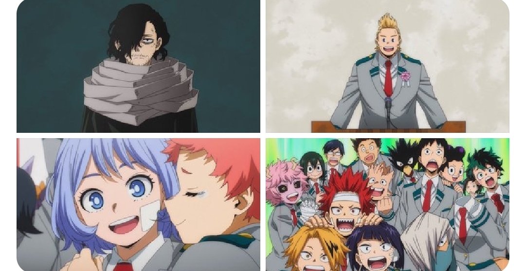 ConnerTerriona's tweet photo. #MhaSeason8 #MyHeroAcademiaFinalSeason #MhaEpisode #MhaSpoiler

Mha Season 8 Episode 7 (168): Epilogue/The Hellish Todoroki Family: Final https://t.co/4gOzYhR6OH