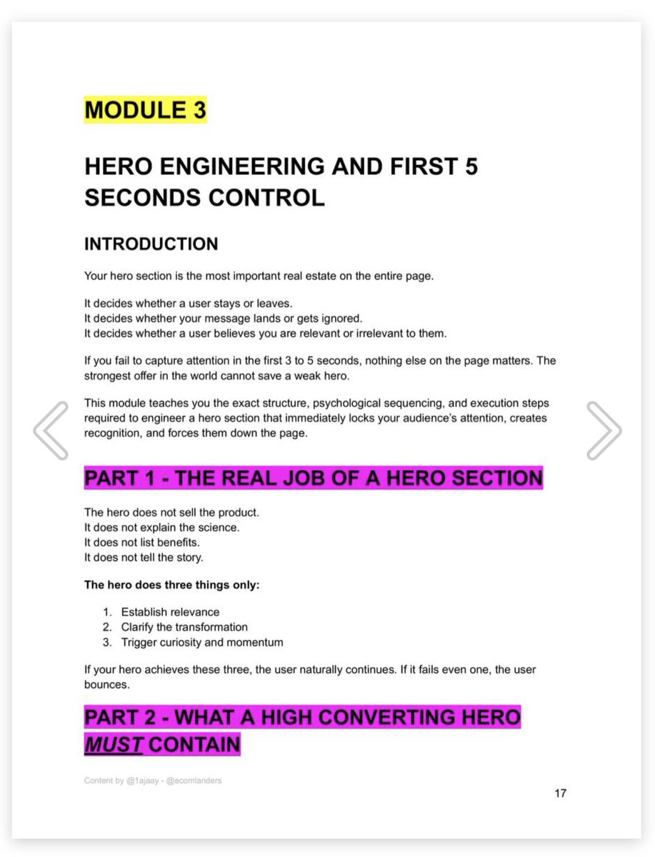 1ajaay's tweet image. Couple more pages from the new playbook.. 

You don’t need more traffic

You need a funnel that will convert when put under pressure, especially on BFCM

We built a playbook that shows you

a) where your funnels leak money
b) how to fix it fast
c) how to make a higher % of your…