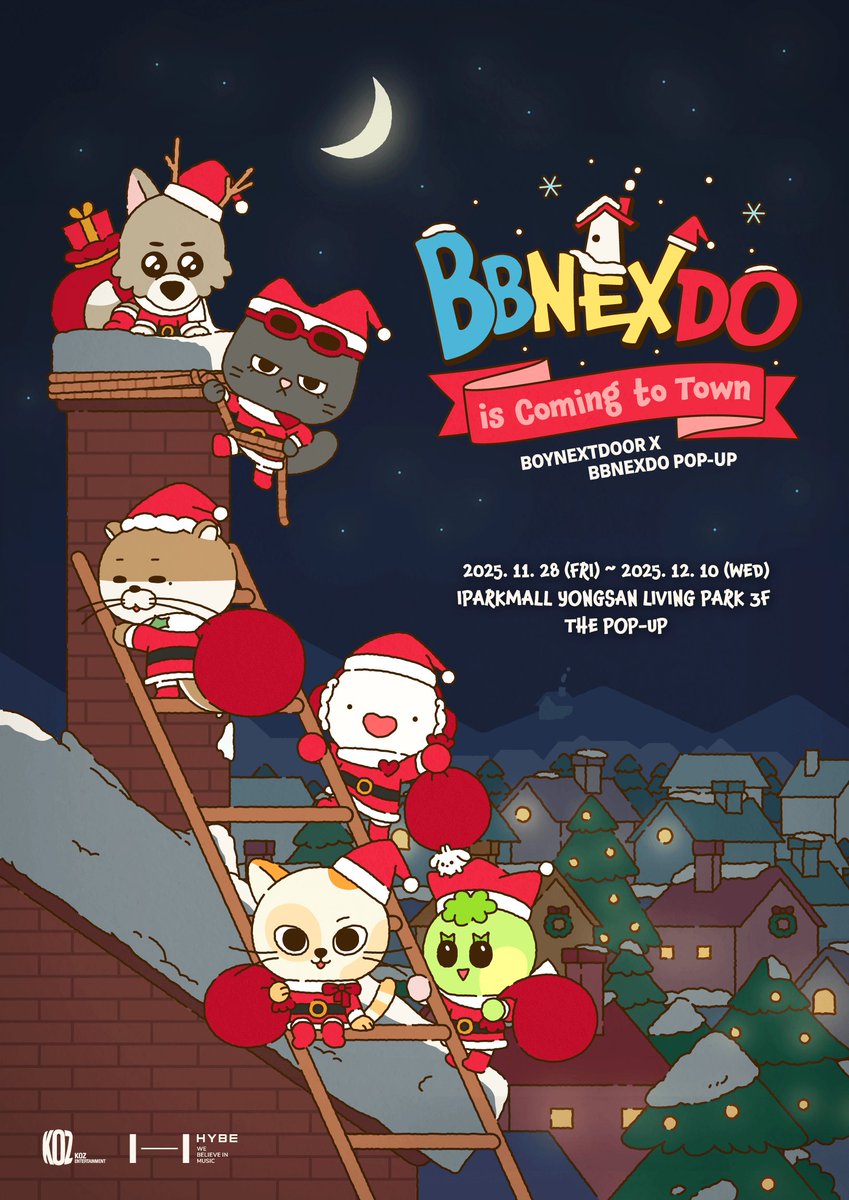 BBNEXDO Coming in Town BND POPUP Merch🚪🎄 プネクドのクリスマスver