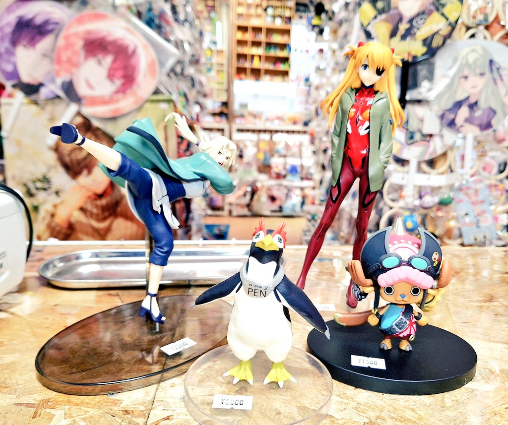 アニメフィギュア入荷しました❗ #ナルト #エヴァンゲリオン #ワンピース