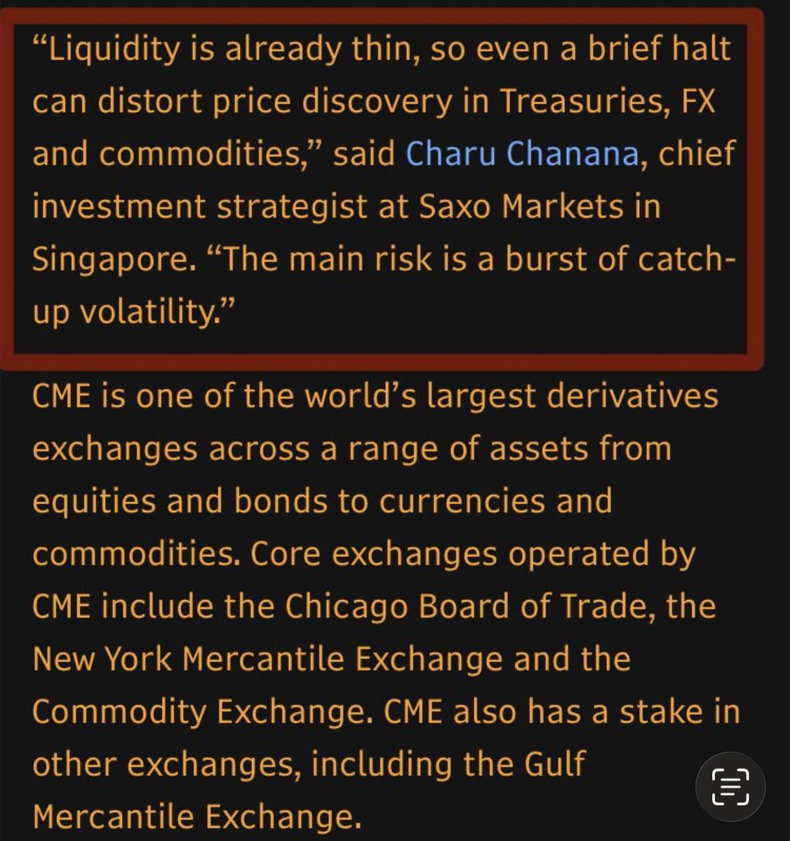 Fiddlly's tweet photo. CME "glitches," #Gold pulls Houdini acts, and spot #Silver gets mugged while futures sleep? 

In thin markets, these halts massively distort price discovery. The timing is... impeccable, as always.
Paper games vs. Physical.

#Silver #Gold #CME #Economy https://t.co/ahaKIAfdKj