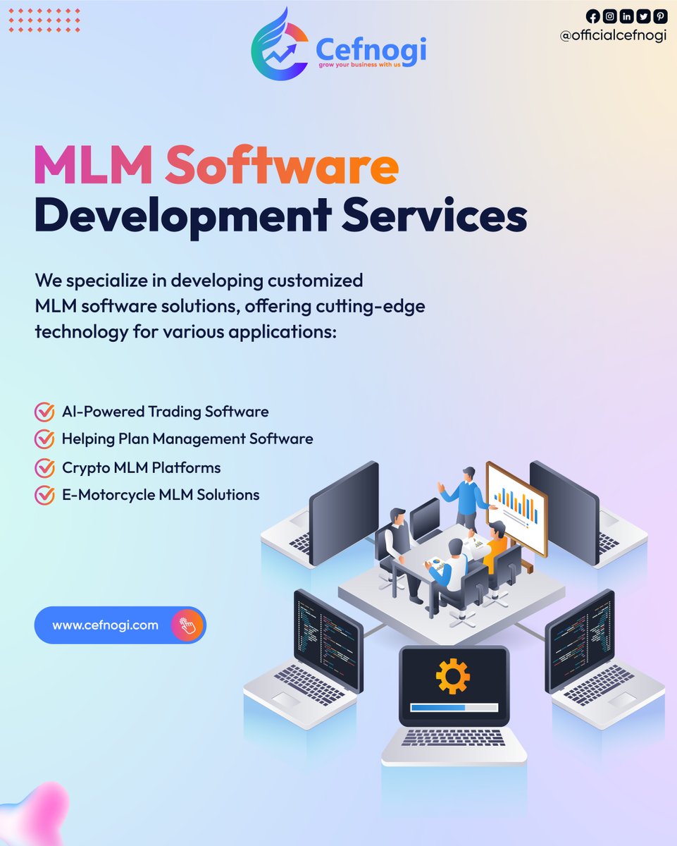 OfficialCefnogi's tweet image. 💼✨ Build Smarter. Scale Faster.

Looking for powerful and customizable MLM software solutions? At Cefnogi, we develop advanced, secure, and scalable systems designed to help your business grow with confidence.

#MLMSoftware #SoftwareDevelopment #TechSolutions