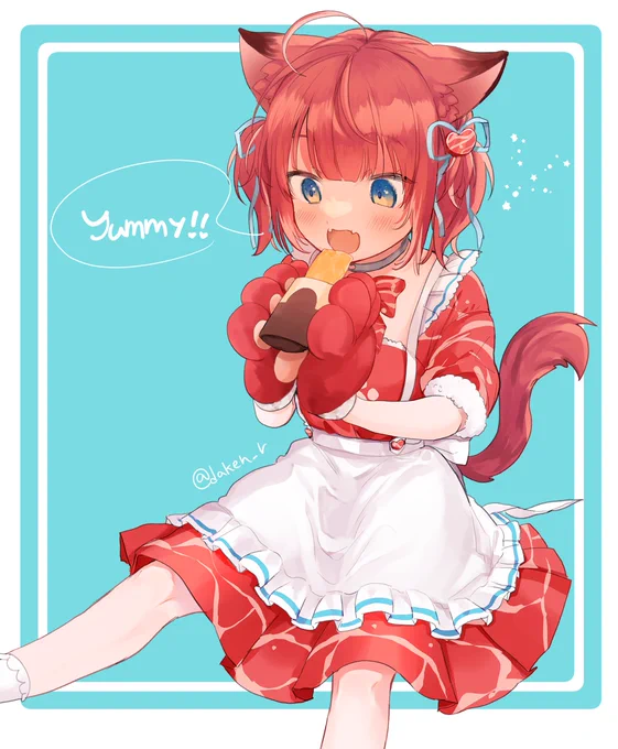 食べてる配信が特にすきです(*''▽'') #karunyart