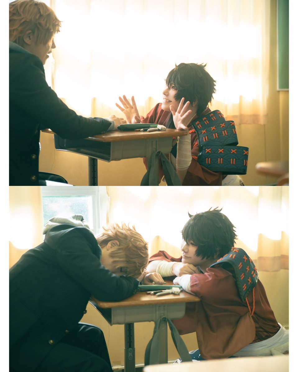 cos. ⚠︎創作審神者君

明るく、優しく、寄り添ってくれる初期刀って
温かい。

photo:あひるさん<a href="/O_O_mmmsu/">𓅸</a> 
夢のような撮影させてくれてありがとう☺️