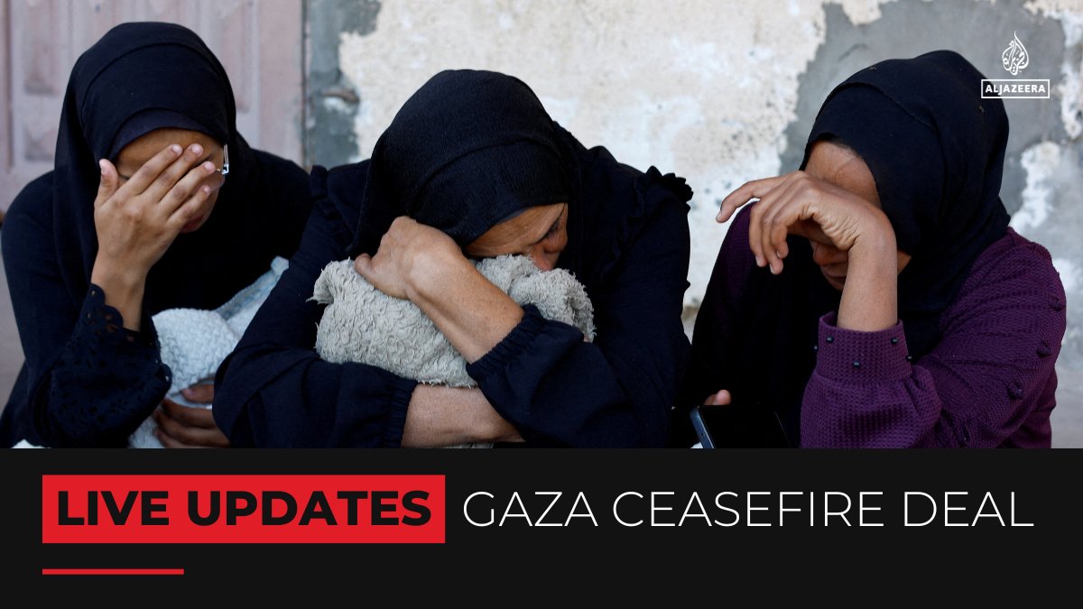 AJEnglish's tweet photo. The death toll in Syria has risen after the Israeli bombing of the town of Beit Jinn, as Israel continues its attacks on Gaza and the occupied West Bank.

🔴 Follow our LIVE coverage: https://t.co/wddyJucCqw https://t.co/LIVz6vZrik