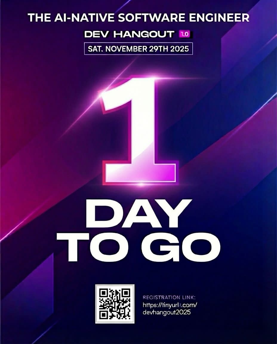 It's finally here, the long awaited day.

Tomorrow at our Dev Mentorship Event, you will connect with senior engineers, get honest feedback on your path, and uncover practical next steps.

Walk in ready to ask, learn, build, and be inspired with us.

#netw #mentoring