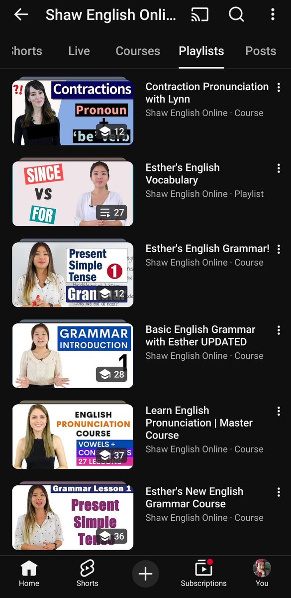 YOUTUBE CHANNEL BUAT BELAJAR GRAMMAR BUAT PEMULA DARI NOL! ◀️

Lengkap banget, belajar tenses juga enak penjelasannya!