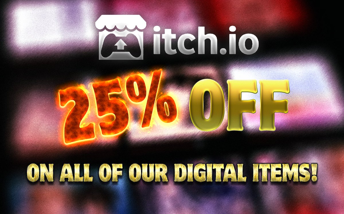 Black Friday Sale are now on! Get 25% off on all digital items from now till Monday, 1st December! Support us in anyway you can!  pushpublication.itch.io