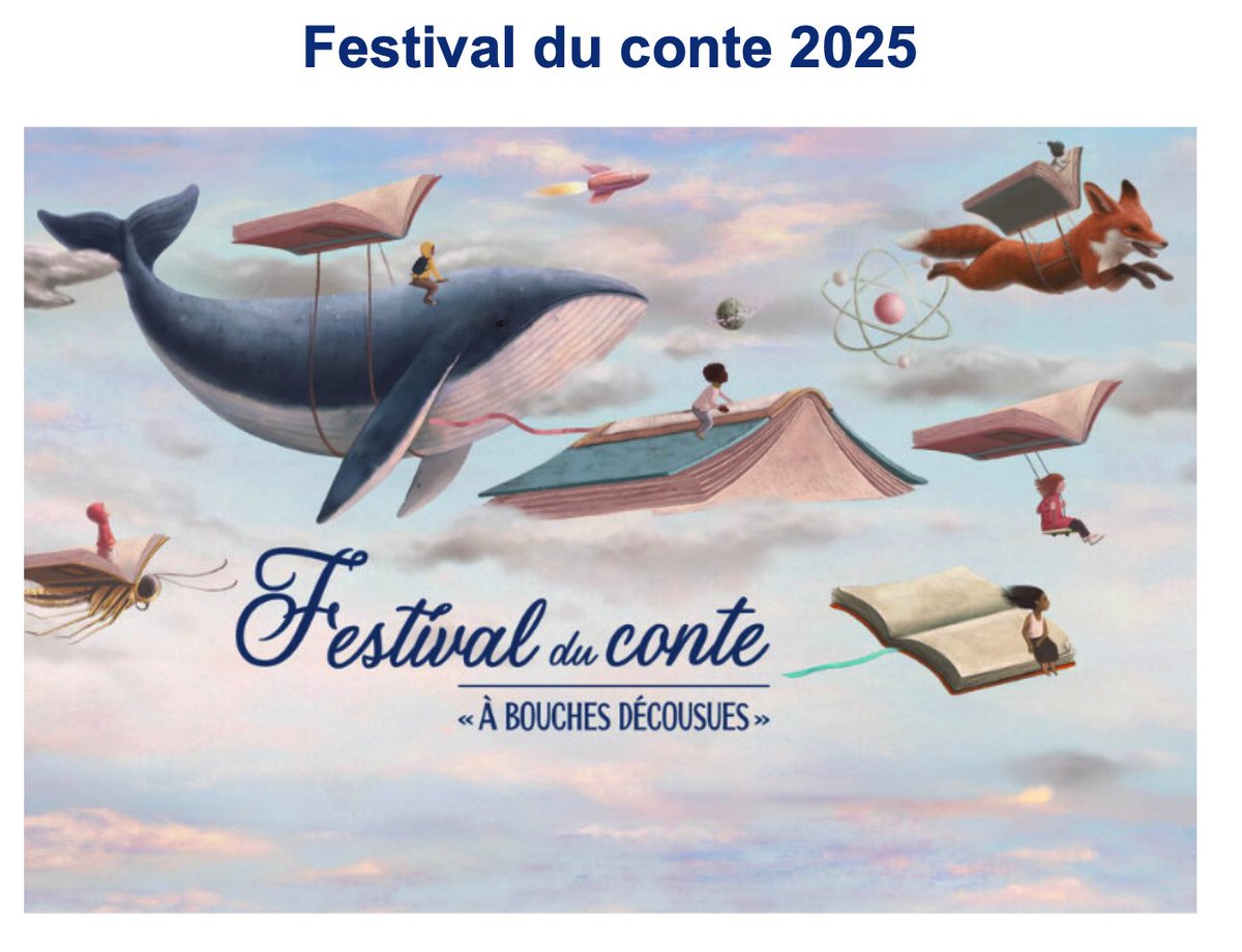 b1jam's tweet image. Le Festival du conte « À bouches décousues » d&apos;Asnières se déroulera du 28/11 au 5/12/2025. Venez assister aux spectacles se déroulant dans les médiathèques Château, Nicole Lambert et Alexandre Jardin ; le programme #Asnières #AsnièresCulmture #Lecture stockage.asnieres-sur-seine.fr/index.php/s/Dm…