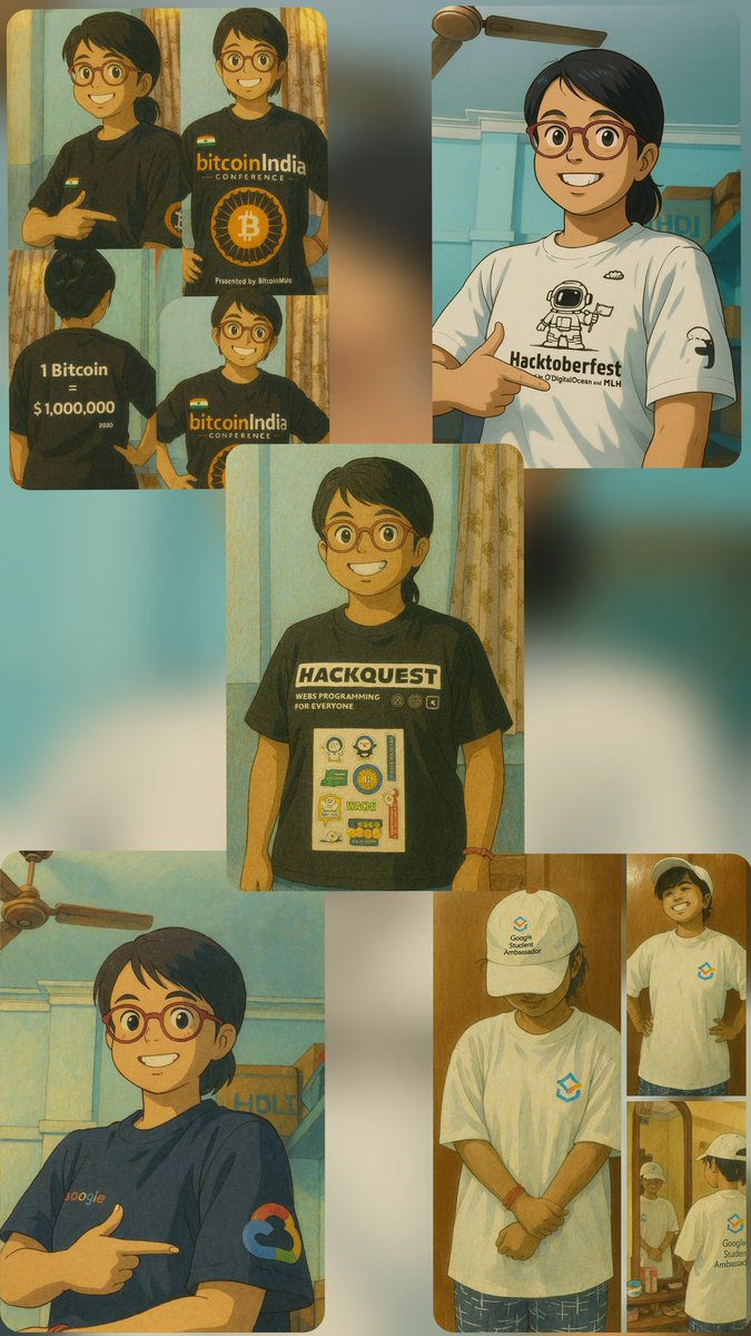 IsopodTechnical's tweet image. Every shirt carries a story, and the journey keeps unfolding.

#Hacktoberfest #GoogleCloud #googledevelopersstudentclub #HackQuest #BitcoinIndia #Web3Community #OpenSource #TechLife #StudentDeveloper #GoogleAmbassador #CodingJourney #TechCreator #IndianTech