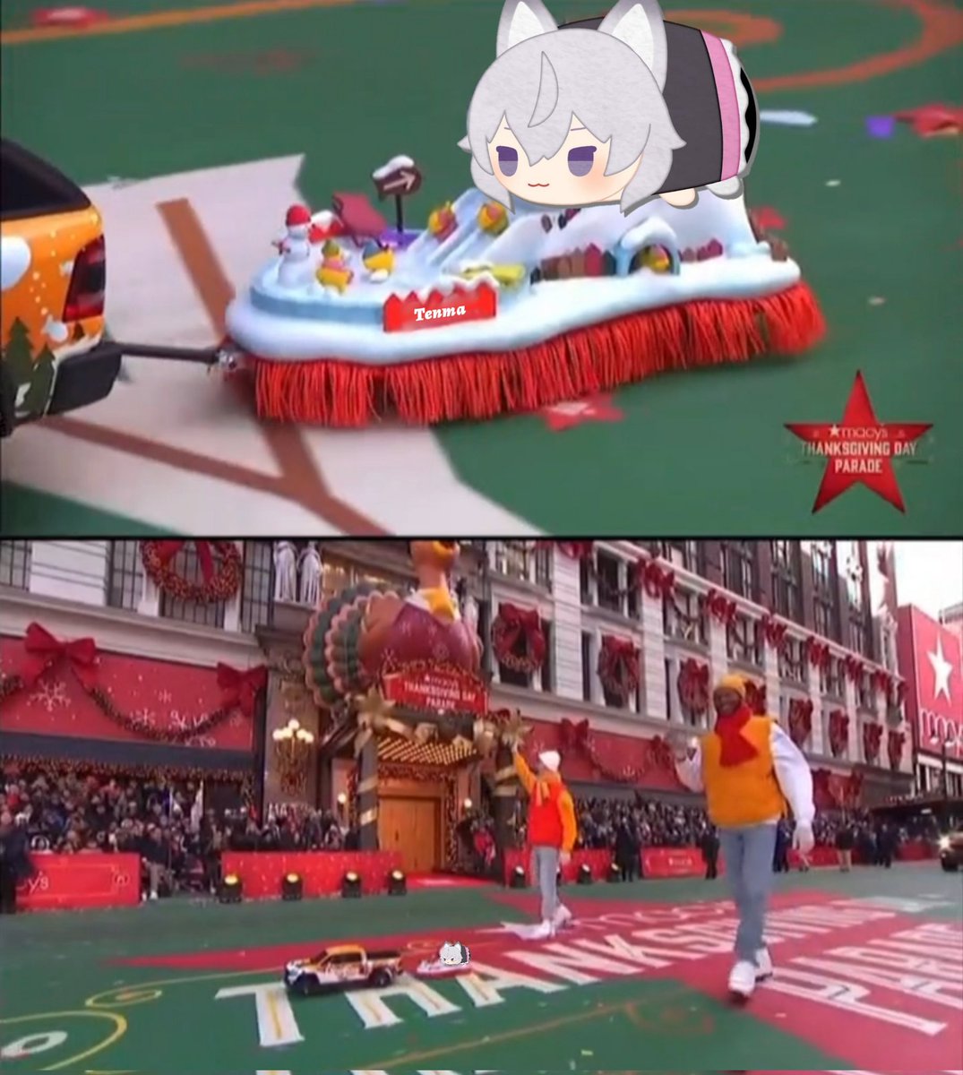 Tenma at the Thanksgiving Parade 

#kanpainiki #maimemes