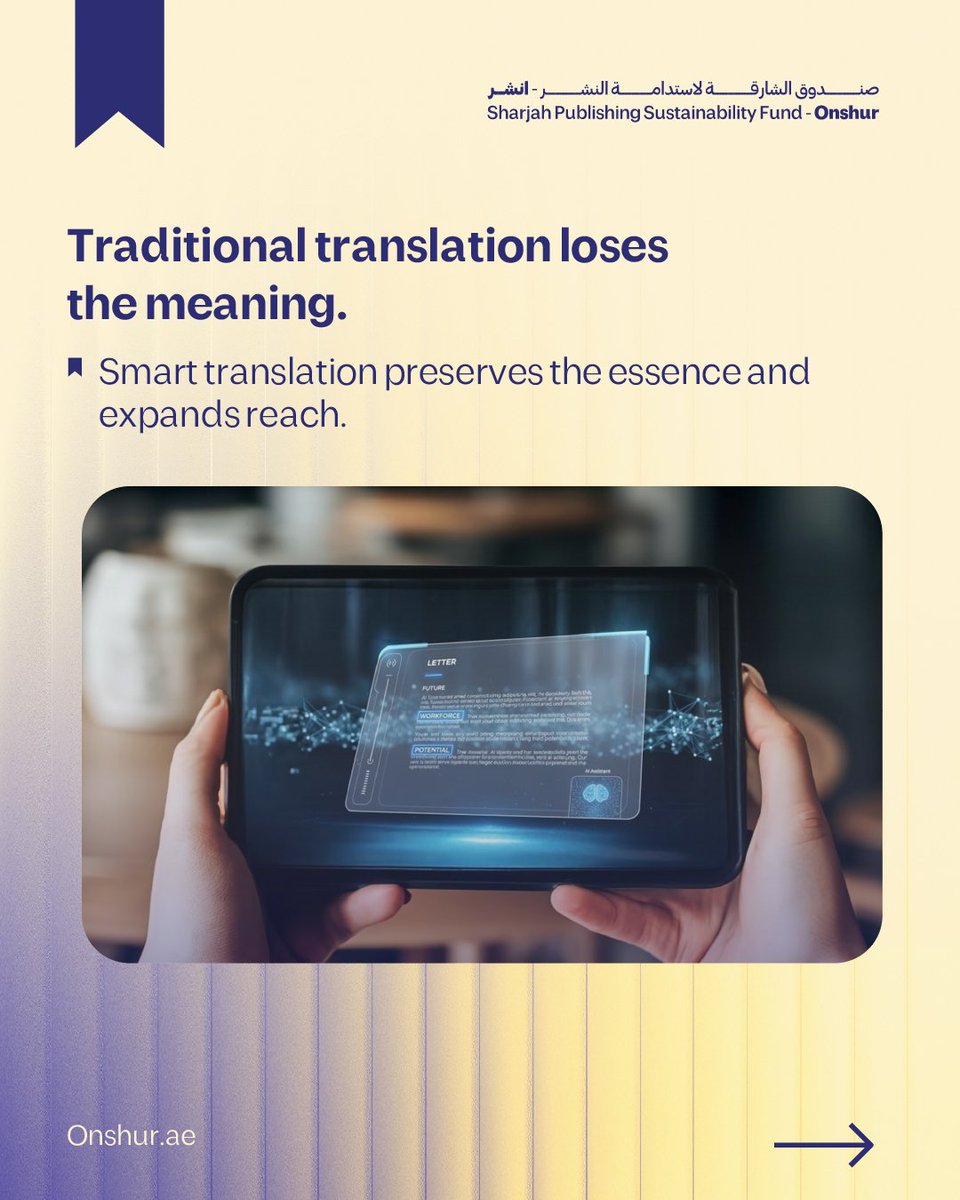 onshurae's tweet image. Manual processes, slow translations, and outdated tools have challenged publishing for years. Today, Disrupt Track invites tech solutions to reshape Arabic publishing.

If you have a ready product, measurable impact, and a vision to scale, this is your track.