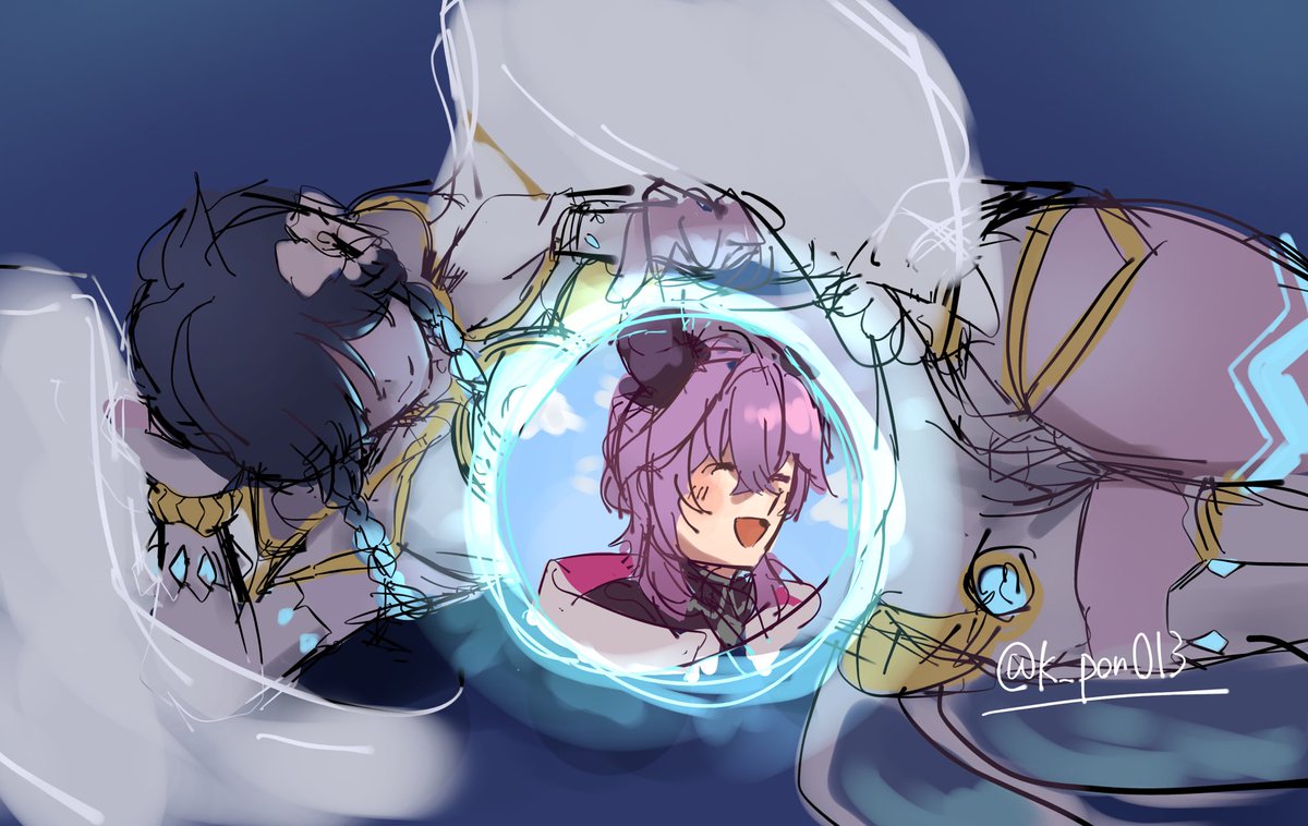 k_ponpk's tweet image. 強めの幻覚 #ウェンティ  #venti