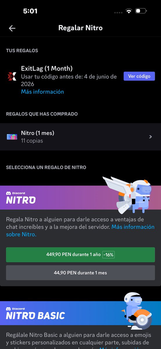 1 año de nitro papus bien easy