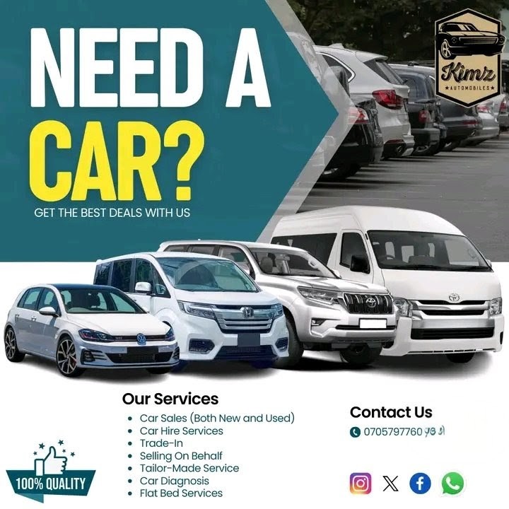 Good morning as we approach the festive season, we have added 
✅Chauffeur Services within Nairobi and also outside Nairobi with a team of professional drivers at the best rates on top of our other Automotive/Tailor made Services. 
📞0705797760/0788112890
