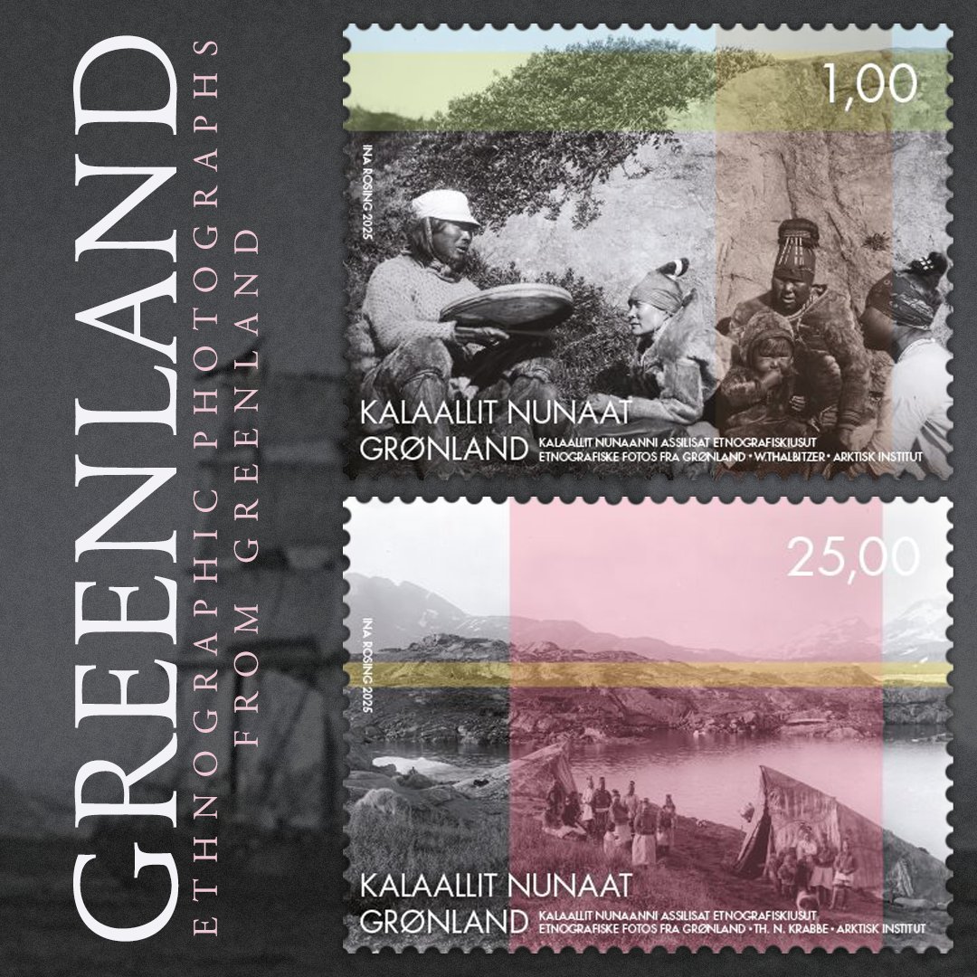 This new series not only affords a visual insight into Greenland’s cultural history, but also acknowledges the rich heritage and many life stories found in these old photographs. #stamps #philately #stamp #stampcollection #filatelia #postagestamps #stampcollecting #philatelist