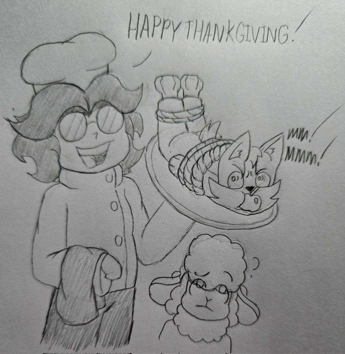 WizardCorgi's tweet image. HAPPY THANKSGIVING EVERYONE HOPE YOU HAD A GOOD MEAL