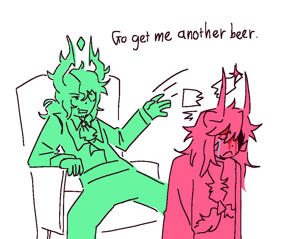 Sillycrepes's tweet image. its true subkit is darkship becuase this is their dynamic