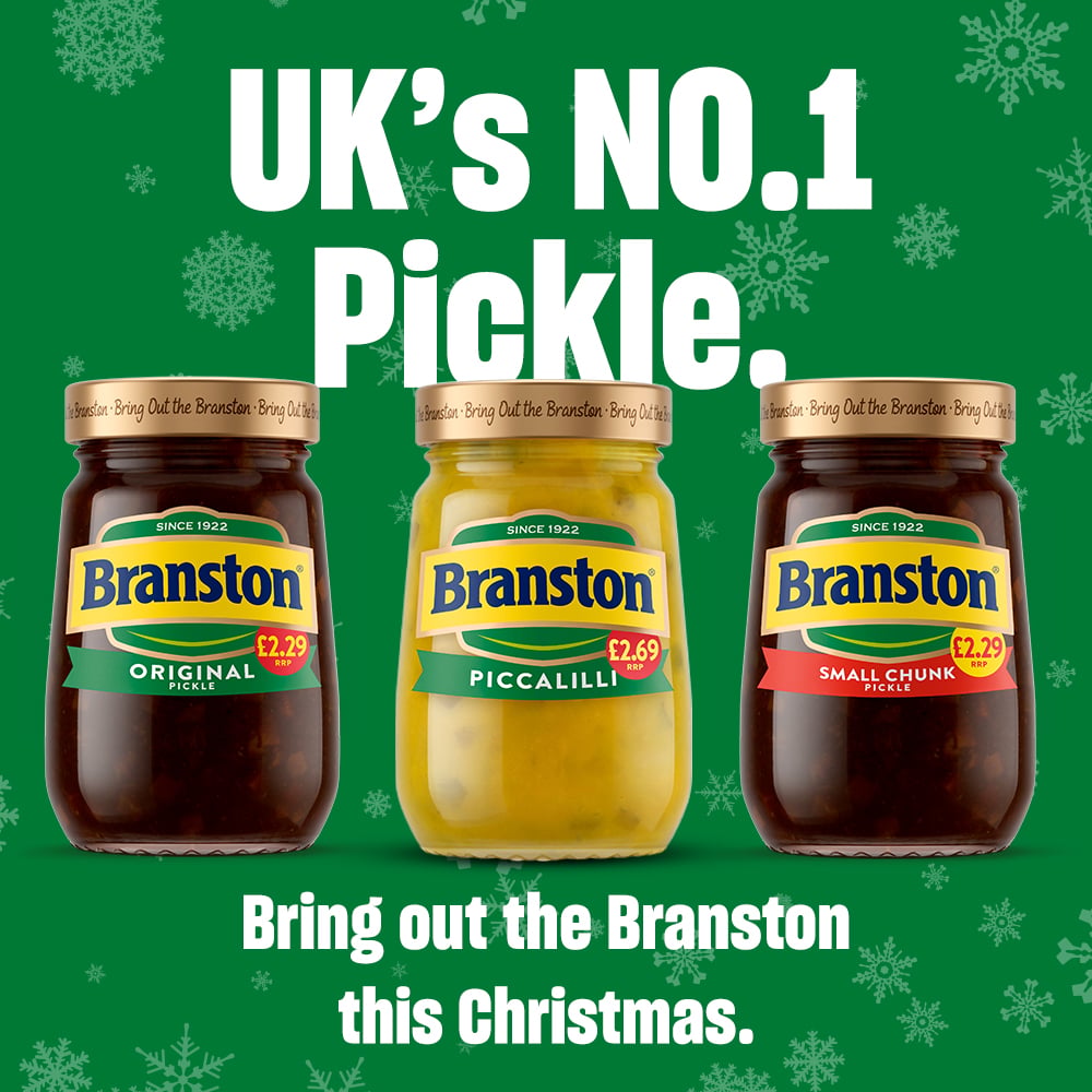Stock the UK’s No.1 Pickle this Christmas 🎄 Branston is a festive essential  now’s the perfect time to get shelves ready for the Christmas rush.