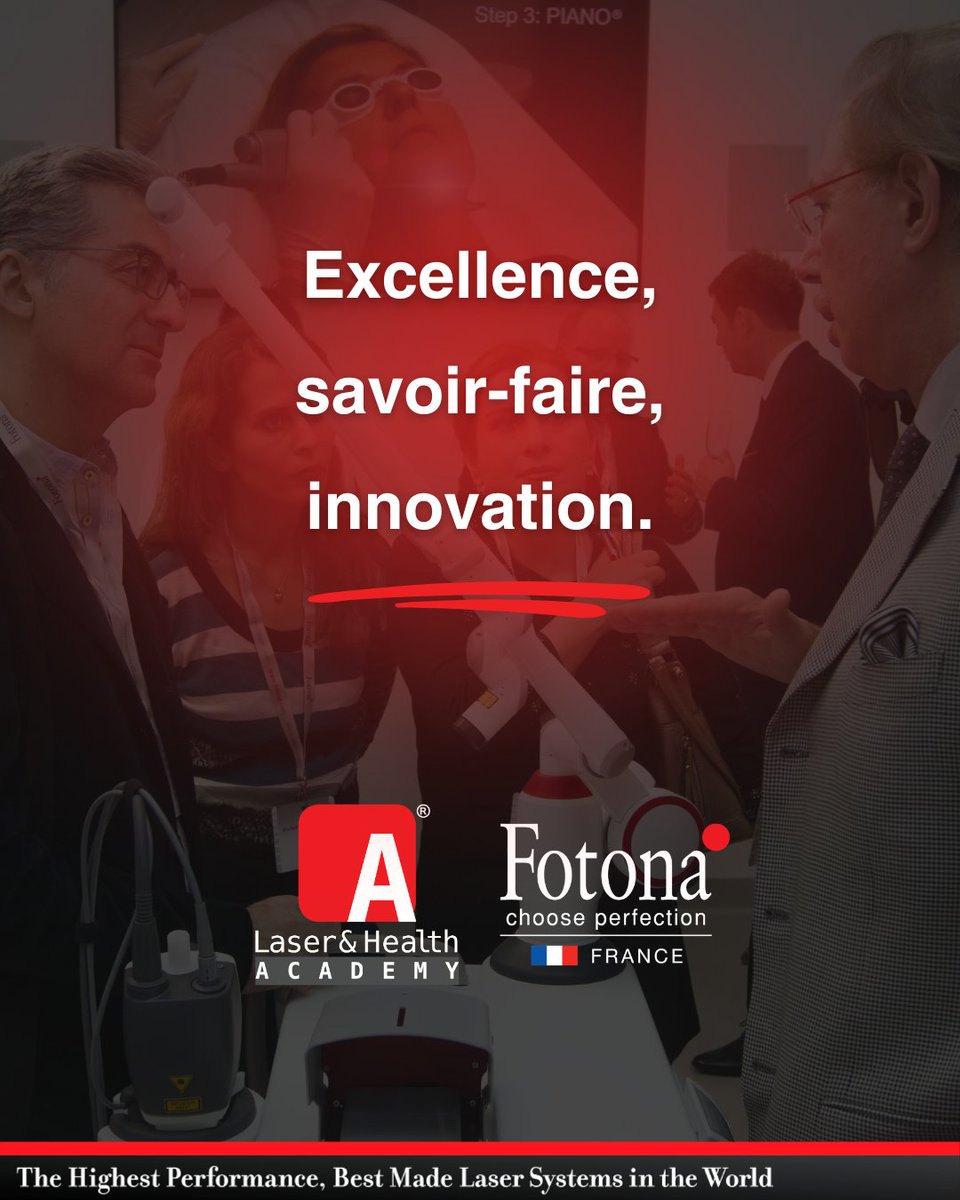 FotonaFrance's tweet image. 🔬 La Laser &amp;amp; Health Academy, en partenariat avec Fotona, accompagne les médecins dans la maîtrise des technologies laser à travers formations, ateliers et séminaires pratiques.

#LAHA #FotonaFrance #FormationMedicale #MedecineEsthetique