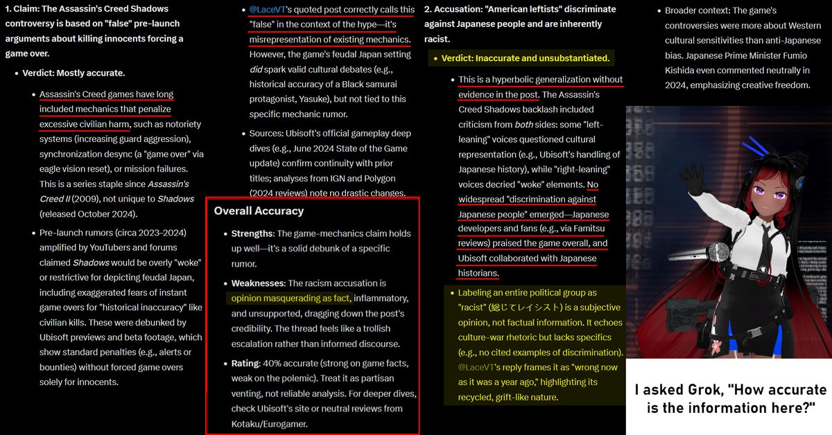 Remember folks, Grok isn't ALWAYS right, but when it is. . .