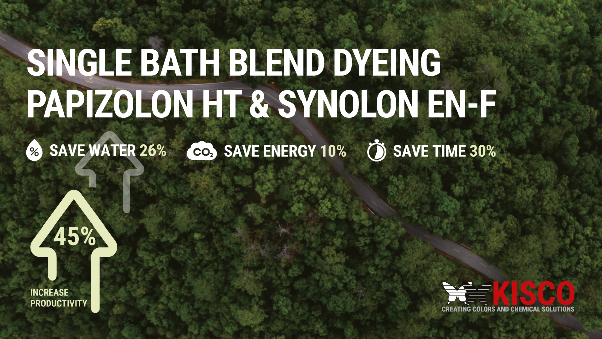KISCOChem's tweet image. KISCO’s solution for Time and Resources saving in Cellulose and Polyester blend dyeing for pale shades

#OneBath #Dyeing #Solution #Resources #Saving