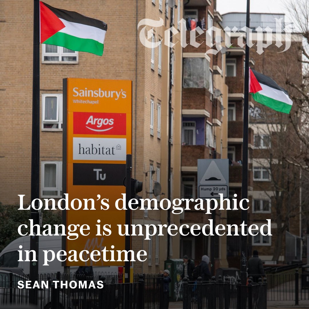 Telegraph's tweet image. ✍🏻 &apos;Most of the population has been replaced within a couple of generations&apos; | Writes Sean Thomas

Read the full column below 👇
telegraph.co.uk/news/2025/11/2…