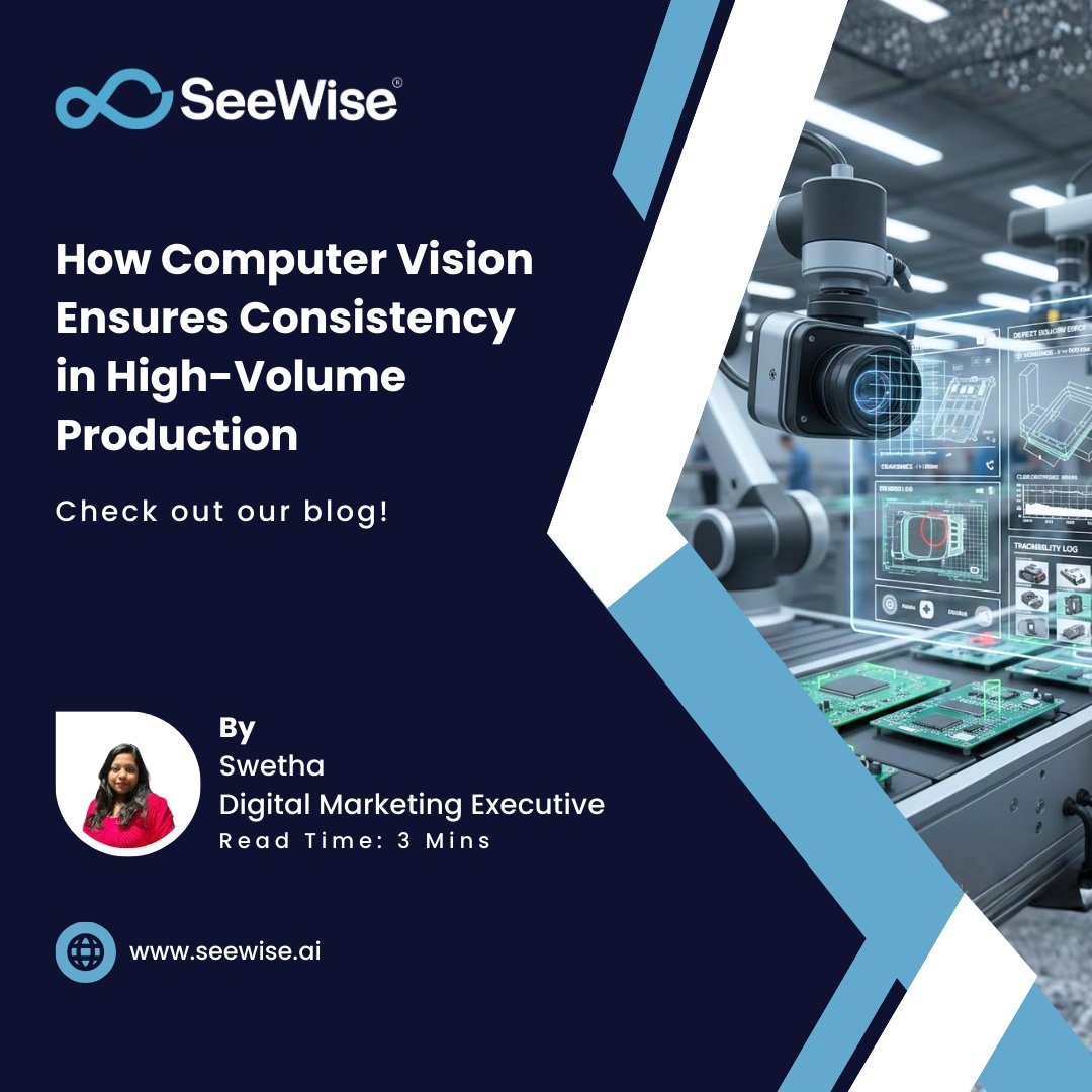 SeeWiseAI's tweet image. Maintaining quality at high speed is no easy task, but computer vision is changing the game. 

🔗 Read the full blog: seewise.ai/blogs/computer…

#Manufacturing #AI #ComputerVision #QualityControl #SeeWiseAI #IndustryInsights