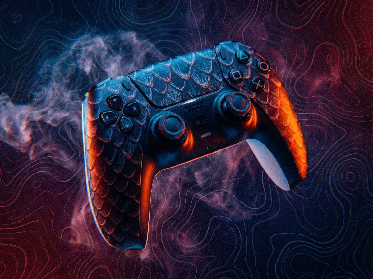 CinchGaming's tweet image. Dragon-scale 

#customcontroller #blackops7