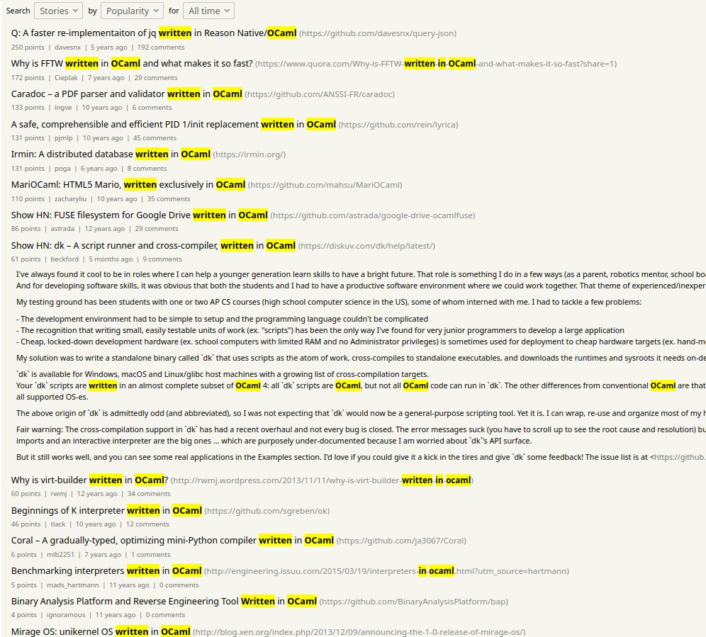 AlexisPaques's tweet image. How do you know it is written in [x] ? They will tell you;

Developers are just proud of they language.