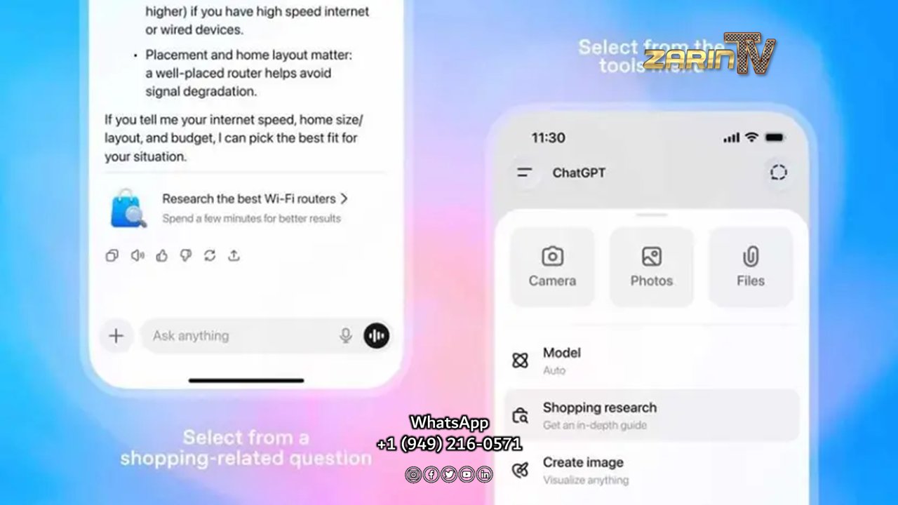 چت جی پی تی دستیار خرید هوشمند با قابلیت های جدید شد