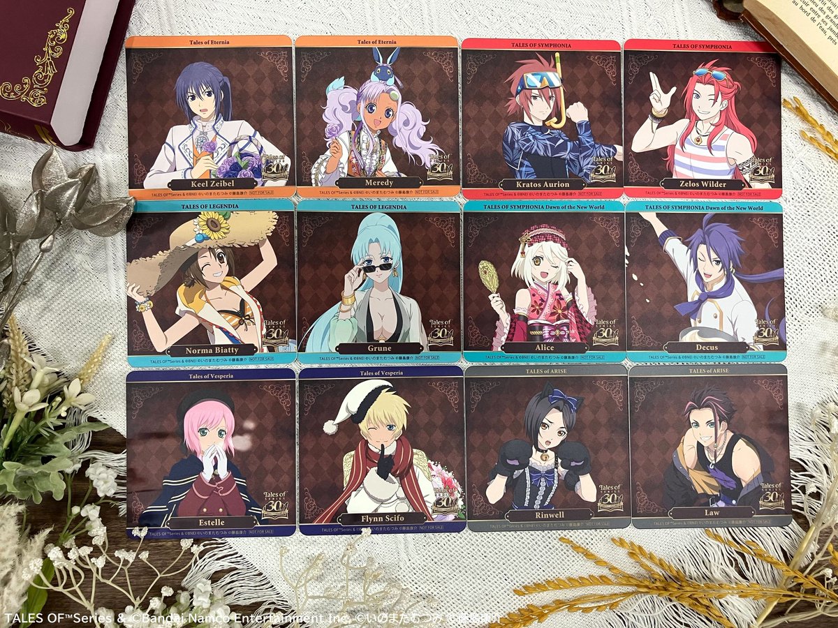 テイルズ オブ』シリーズ×GiGOのたい焼き 📢第1弾のコースターは本日