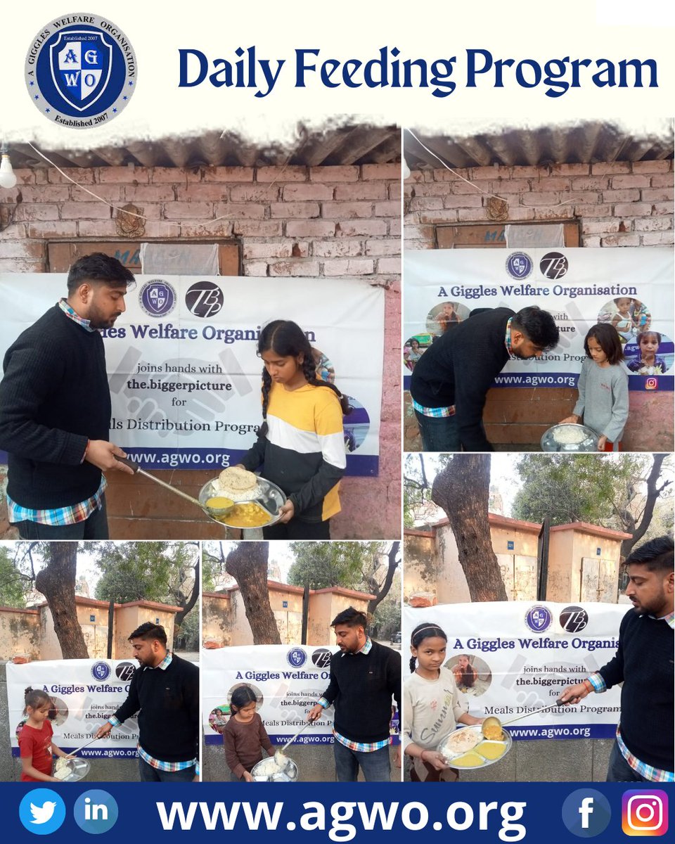 agwo_org's tweet image. Nourishing hope, one meal at a time. ❤️
Through our Daily Feeding Program, AGWO continues to ensure that no child sleeps hungry. With every plate served, we are not just providing food—we are spreading care, dignity, and the promise of a better tomorrow.

#DailyFeedingProgram