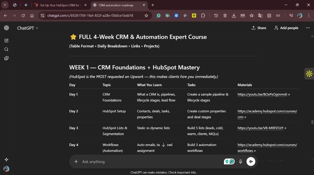 yours_truly_Oma's tweet image. Kicked off my CRM &amp;amp; Automation journey 

So I set up my learning calendar &amp;amp; roadmap, and Explored HubSpot’s setup

Loving the process so far.🚀
#BuildingInPublic #CRM #HubSpot #AutomationJourney