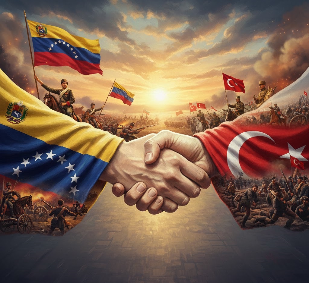 Vatan Partisi olarak Venezuela'nın yanındayız.

Başkan Maduro önderliğinde ABD saldırganlığına karşı vatanlarını savunma kararlılığı gösteren Bolivarcı Venezuela Cumhuriyeti Ordusu ve milleti ile beraberiz.

9-10 Aralık'ta Parti olarak dayanışma için başkent Caracas'ta olacağız.