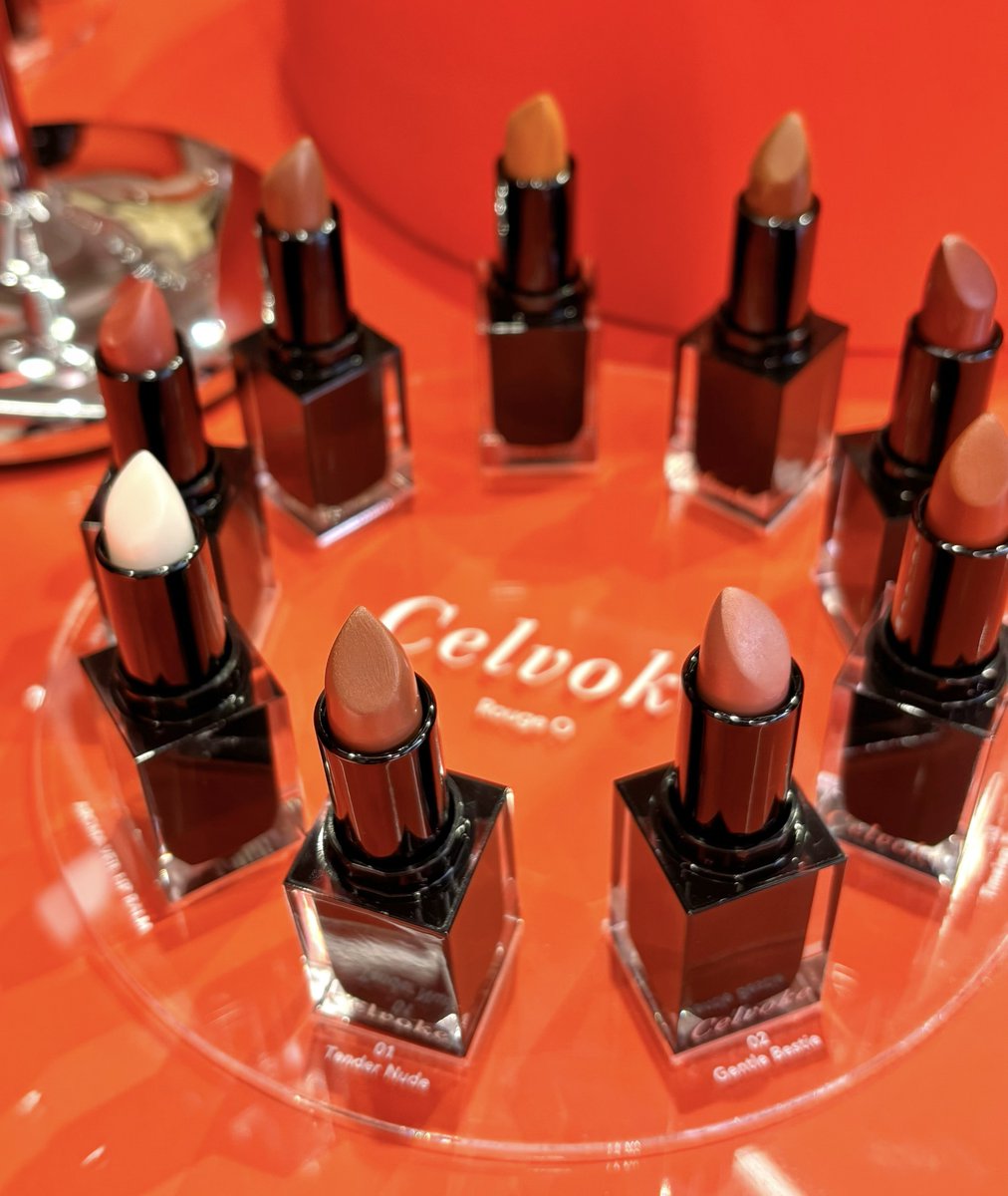 saya21_'s tweet image. Celvokeの新作 Rouge O 発売記念POPUPにご招待いただきました💄🧡 新リップを試せるテスターやフォトスポット､外れなしのカプセルトイも！私はシングルシャドウが当たりました♡ 11/29(土)11:00–17:00 表参道 seeenにて🪄[PR]