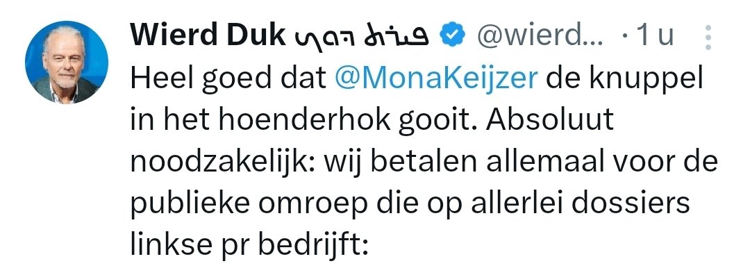 chrisklomp's tweet image. Aldus de man die op alle dossiers rechts radicale propaganda bedrijft.