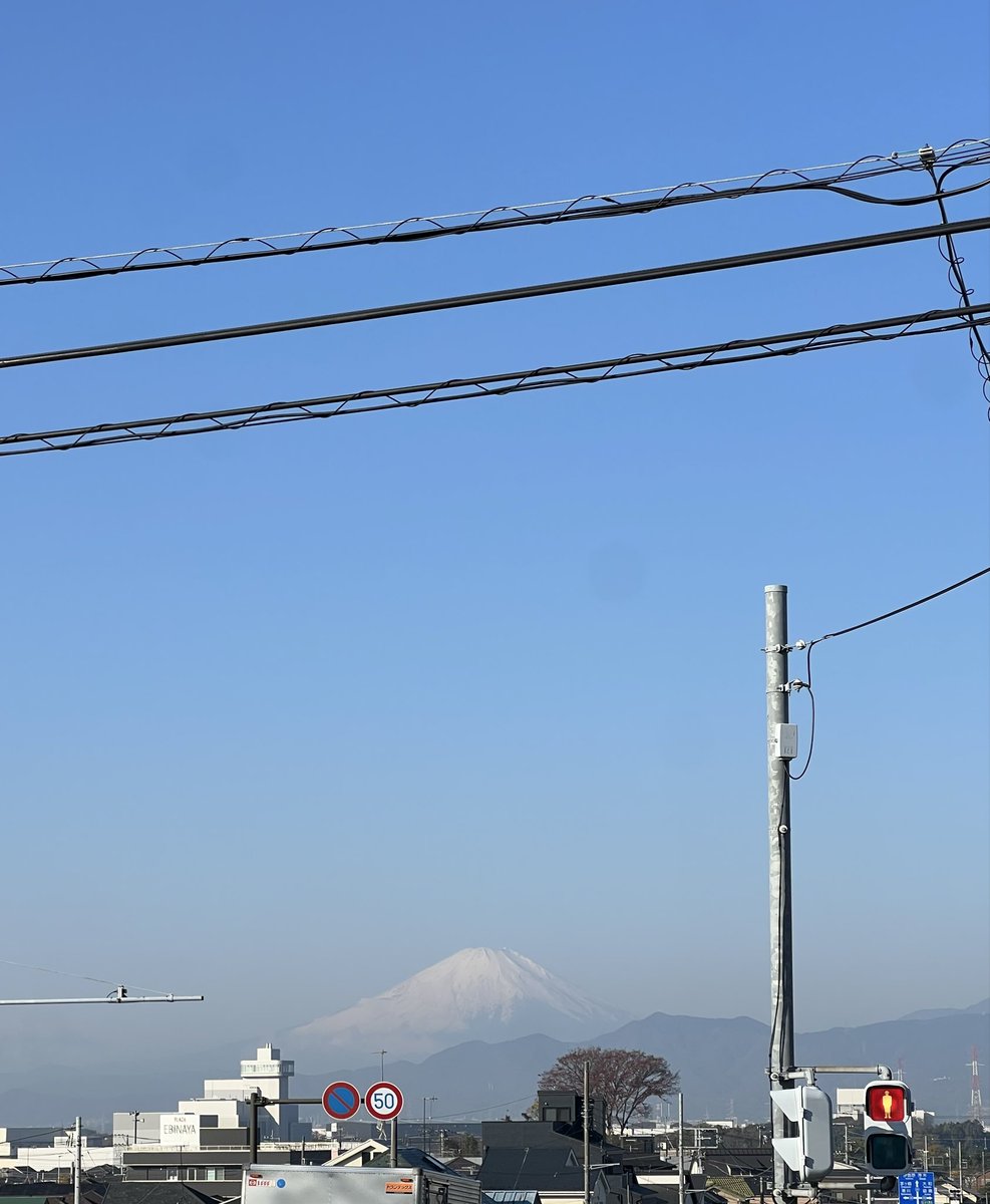 Фудзисан весь белый. Зима